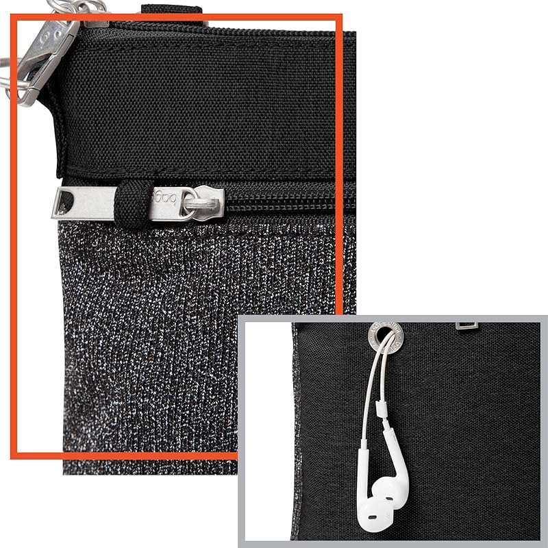 Baggallini Anti Theft Slim Crossbody + RFID-protected wristlet