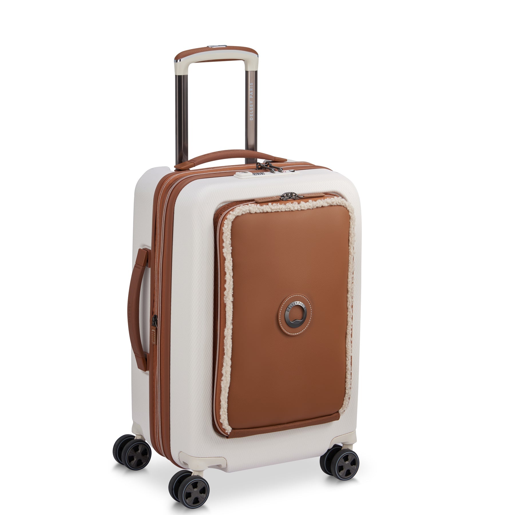 Delsey Paris Chatelet Air 2.0 Expandable Wheeled Carry On Luggage Chocolate